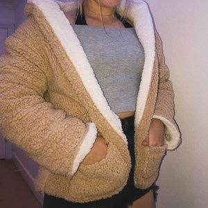 love tree reversible teddy bear jacket